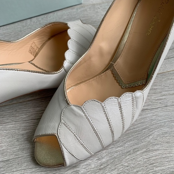Rachel Simpson Ada Ivory peeptoe heels - Picture 4 of 9